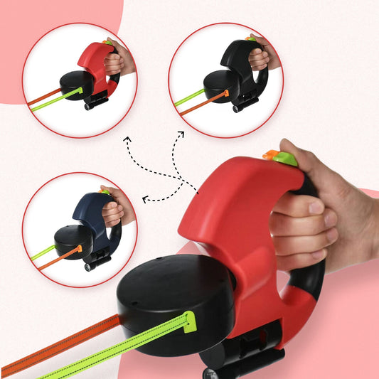 PfotenLove 3-in-1 Hundeleine mit LED-Licht & Kotbeutelspender