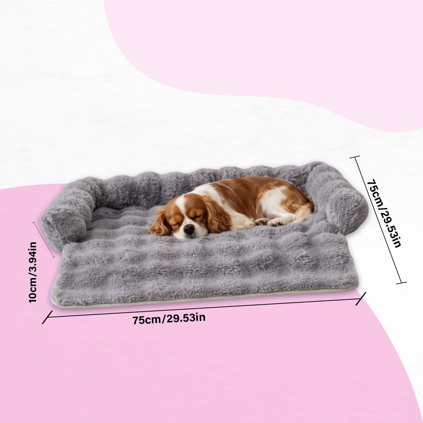 PfotenDream Premium Hundebett – Ultraweiches Komfortbett für erholsamen Schlaf