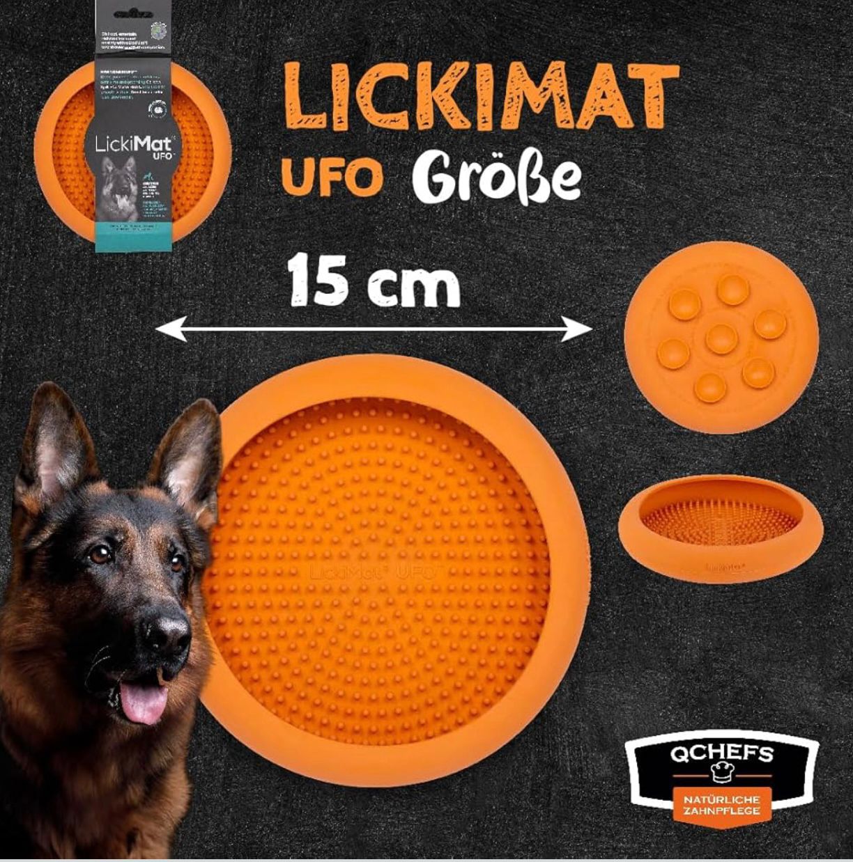 PfotenLove Schleckmatte für Hunde – Anti-Stress Futterspielzeug