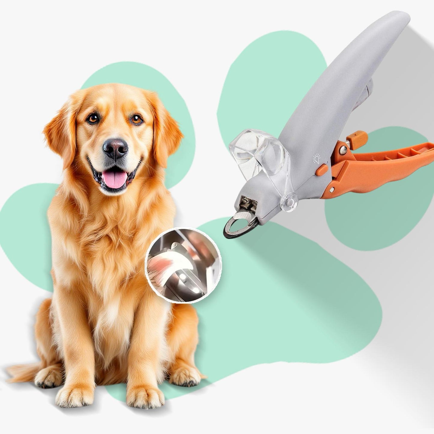PfotenLove Krallenschneider mit Schutz – Sichere Krallenpflege für Hunde
