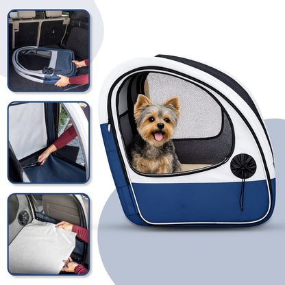 PfotenLove Auto-Hundebox – Faltbare Transportbox für sichere Autofahrten mit deinem Hund
